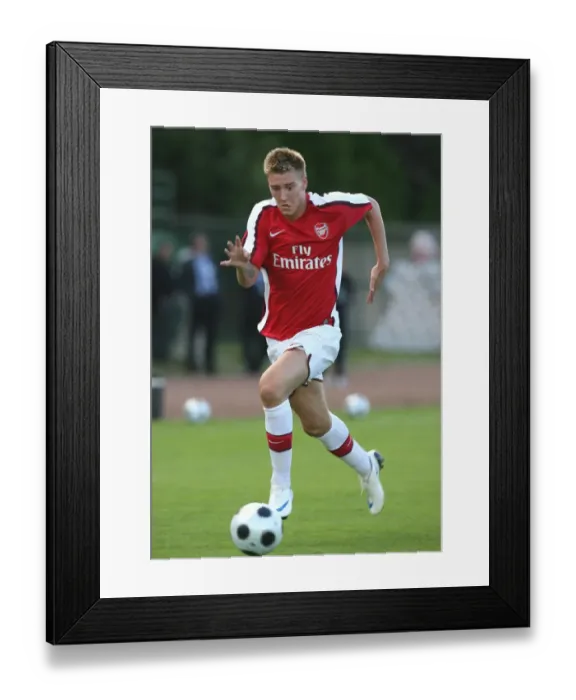 Framed Print : Bendtner's Stunner: Dramatic 1-1 Draw for Arsenal against Szombathely, 2008 Framed Print : Bendtner's Stunner: Dramatic 1-1 Draw for Arsenal against Szombathely, 2008