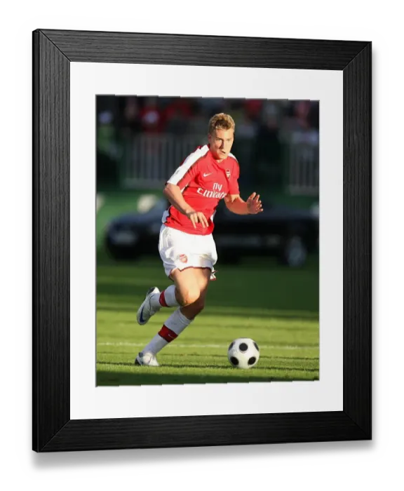 Framed Print : Bendtner's Goal: Arsenal vs Szombathely, July 2008 Framed Print : Bendtner's Goal: Arsenal vs Szombathely, July 2008