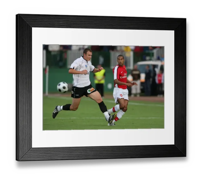 Framed Print : Gael Clichy: Arsenal's Szombathely Defender, 2008