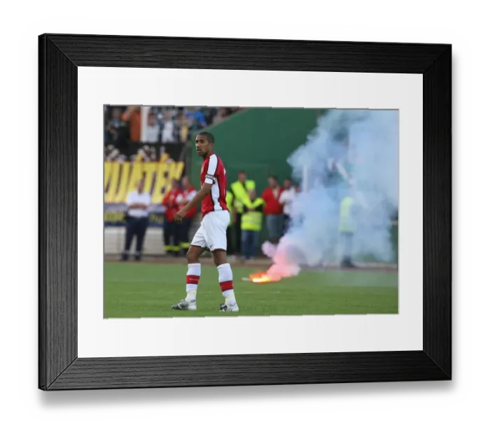 Framed Print : Gael Clichy: Arsenal's Szombathely Defender (2008) Framed Print : Gael Clichy: Arsenal's Szombathely Defender (2008)