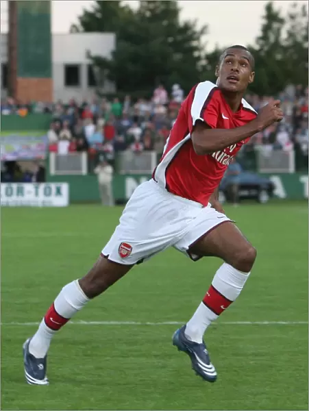 Jay Simpson vs Szombathely: Arsenal's Young Striker in Action