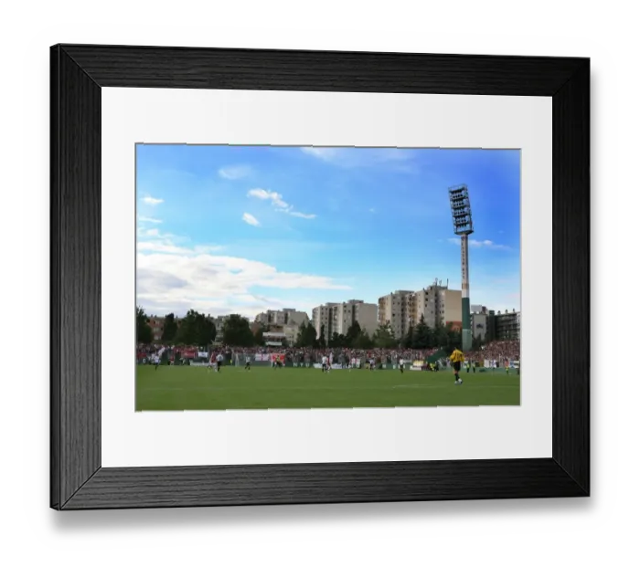 Framed Print : Arsenal at Szombathely Stadium: 1-1 Battle in 2008 Framed Print : Arsenal at Szombathely Stadium: 1-1 Battle in 2008
