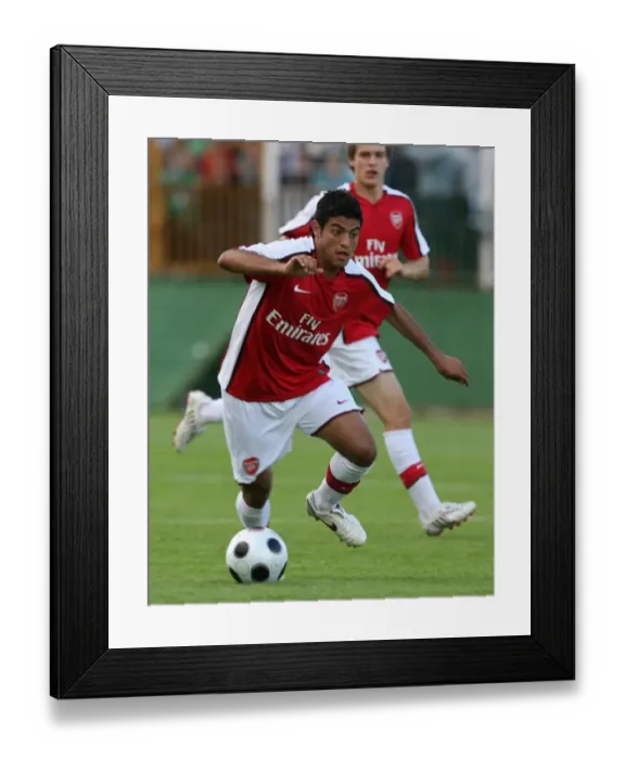 Framed Print : Carlos Vela: Arsenal's Szombathely Rival