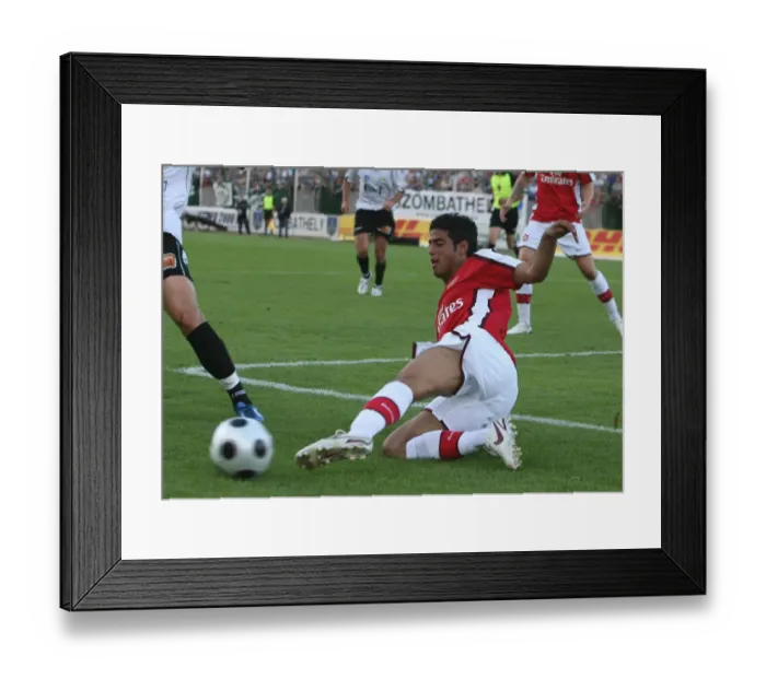 Framed Print : Carlos Vela's Battle: Szombathely vs. Arsenal, 2008 - The Draw Framed Print : Carlos Vela's Battle: Szombathely vs. Arsenal, 2008 - The Draw