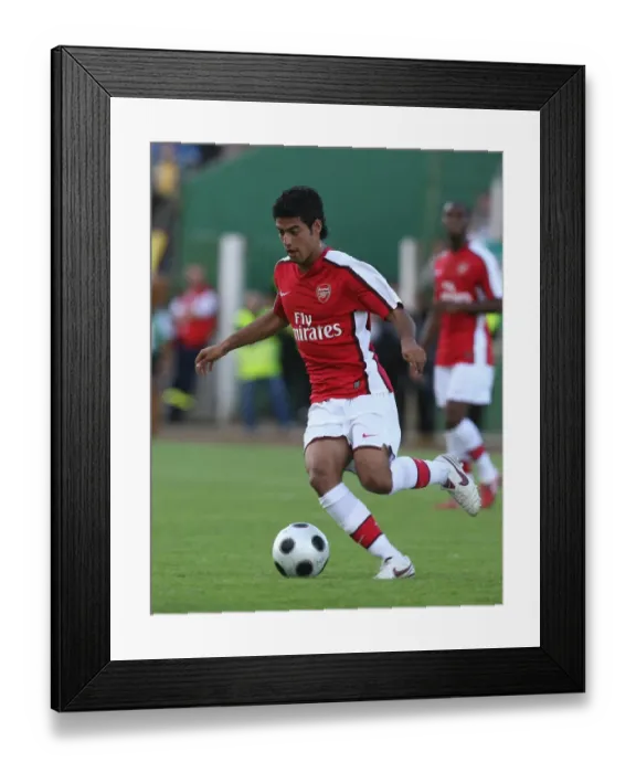 Framed Print : Carlos Vela's Battle at Szombathely: Arsenal's 2008-09 Draw