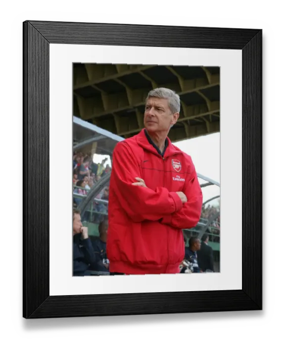 Framed Print : Arsene Wenger at Szombathely: A 1-1 Battle, July 2008 Framed Print : Arsene Wenger at Szombathely: A 1-1 Battle, July 2008