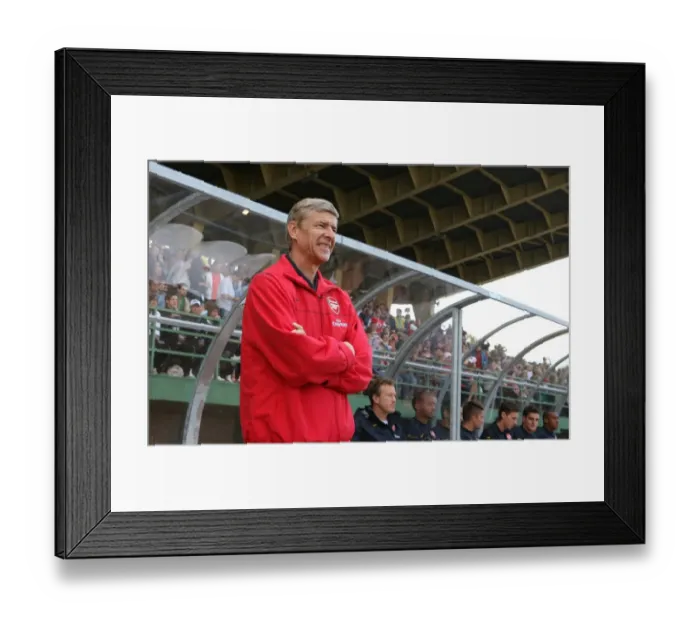 Framed Print : Wenger Leads Arsenal in Action: 1-1 Szombathely Showdown, 2008 Framed Print : Wenger Leads Arsenal in Action: 1-1 Szombathely Showdown, 2008
