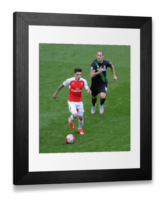 Framed Print : Arsenal's Bellerin Faces Off Against Arnautovic in Intense Premier League Clash Framed Print : Arsenal's Bellerin Faces Off Against Arnautovic in Intense Premier League Clash
