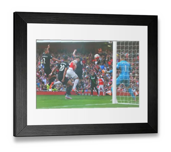 Framed Print : Giroud's Brace: Arsenal Conquer Stoke City in Premier League Showdown