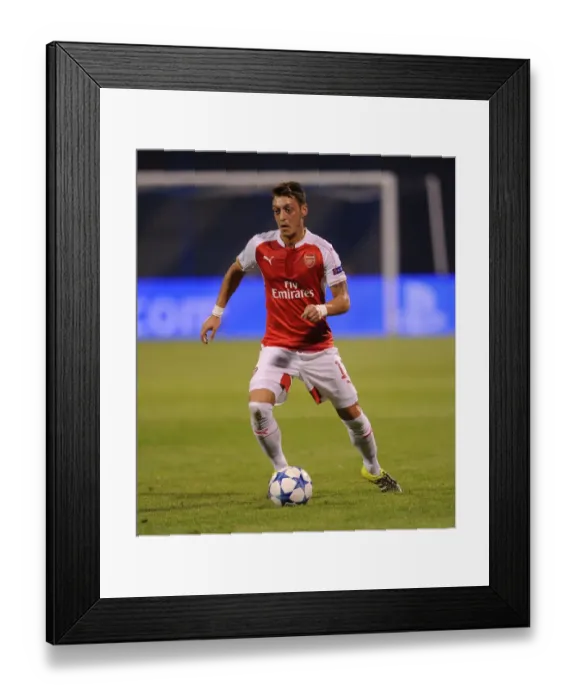 Framed Print : Mesut Ozil: Arsenal's Star Performance Against Dinamo Zagreb (September 2015, UEFA Champions League) Framed Print : Mesut Ozil: Arsenal's Star Performance Against Dinamo Zagreb (September 2015, UEFA Champions League)