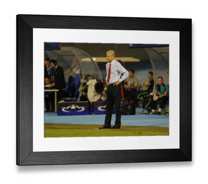 Framed Print : Arsene Wenger at Maksimir Stadium: Arsenal vs Dinamo Zagreb, UEFA Champions League 2015-16 Framed Print : Arsene Wenger at Maksimir Stadium: Arsenal vs Dinamo Zagreb, UEFA Champions League 2015-16