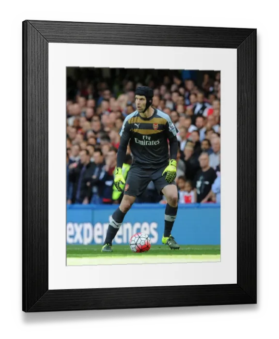 Framed Print : Petr Cech's Unwavering Focus: Chelsea vs. Arsenal Clash (2015-16) Framed Print : Petr Cech's Unwavering Focus: Chelsea vs. Arsenal Clash (2015-16)