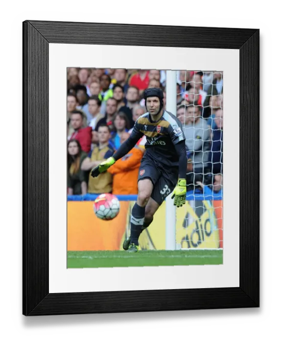 Framed Print : Petr Cech's Unwavering Focus: Chelsea vs. Arsenal Clash (2015-16) Framed Print : Petr Cech's Unwavering Focus: Chelsea vs. Arsenal Clash (2015-16)