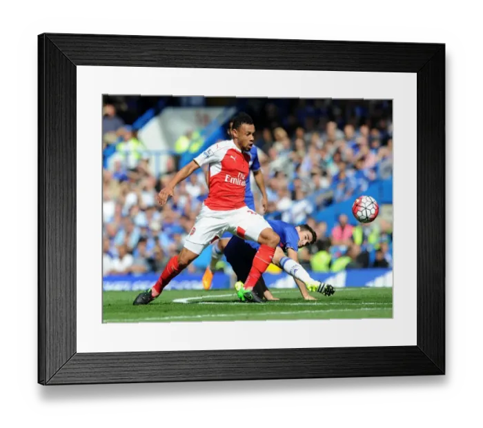 Framed Print : Coquelin vs. Oscar: A Premier League Showdown - Chelsea vs. Arsenal (2015-16) Framed Print : Coquelin vs. Oscar: A Premier League Showdown - Chelsea vs. Arsenal (2015-16)