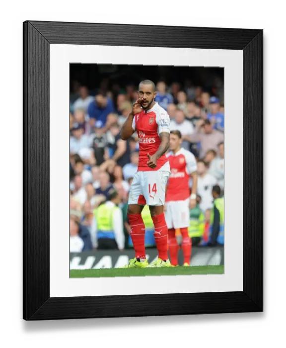 Framed Print : Theo Walcott in Action: Premier League 2015-16 - Arsenal vs. Chelsea Framed Print : Theo Walcott in Action: Premier League 2015-16 - Arsenal vs. Chelsea