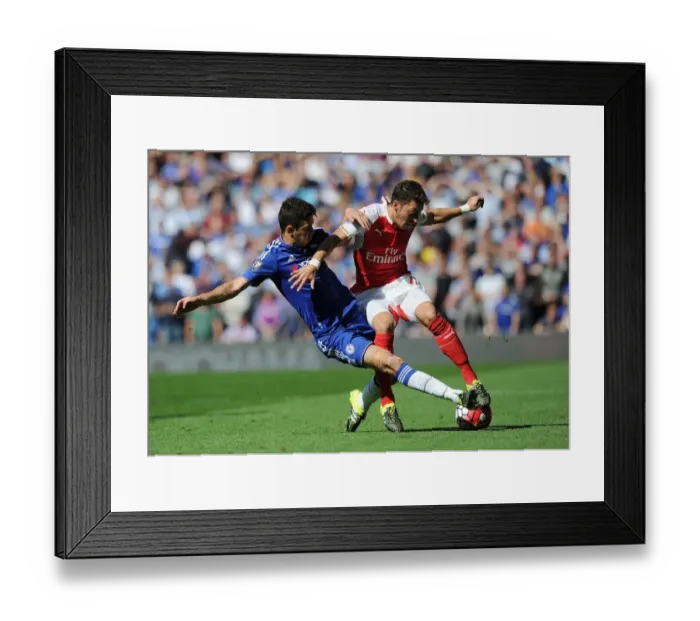 Framed Print : Clash of the Playmakers: Mesut Ozil vs. Oscar, Chelsea vs. Arsenal, Premier League 2015-16 Framed Print : Clash of the Playmakers: Mesut Ozil vs. Oscar, Chelsea vs. Arsenal, Premier League 2015-16