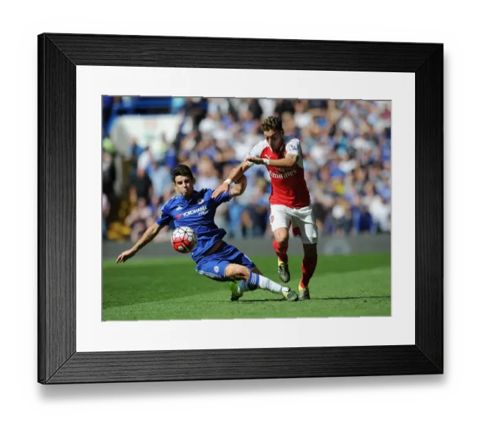 Framed Print : Clash of the Playmakers: Ozil vs. Oscar, Premier League Showdown (2015-16) Framed Print : Clash of the Playmakers: Ozil vs. Oscar, Premier League Showdown (2015-16)