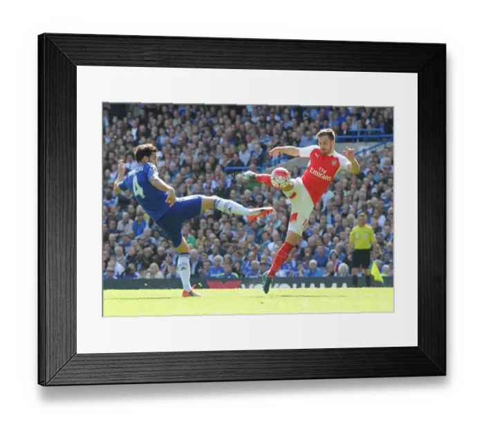 Framed Print : Clash of the Midfield Titans: Ramsey vs. Fabregas (Chelsea vs. Arsenal, 2015-16) Framed Print : Clash of the Midfield Titans: Ramsey vs. Fabregas (Chelsea vs. Arsenal, 2015-16)