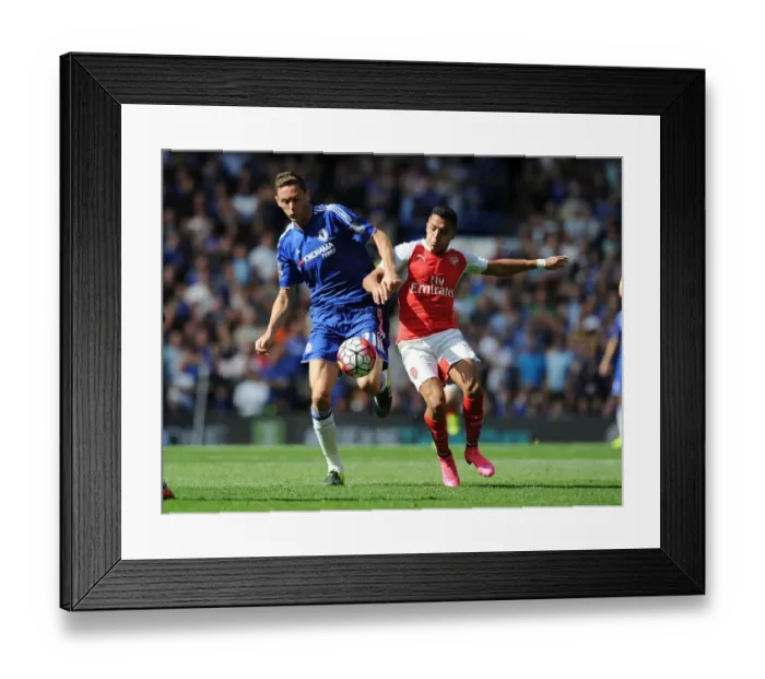 Framed Print : Clash of the Stars: Sanchez vs. Matic - A Premier League Battle Framed Print : Clash of the Stars: Sanchez vs. Matic - A Premier League Battle