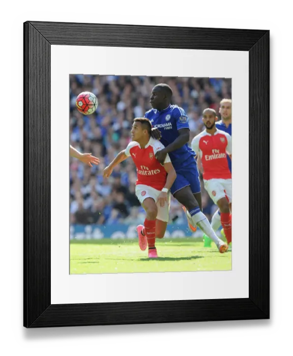 Framed Print : Clash of Titans: Sanchez vs. Zouma - Premier League Showdown Framed Print : Clash of Titans: Sanchez vs. Zouma - Premier League Showdown