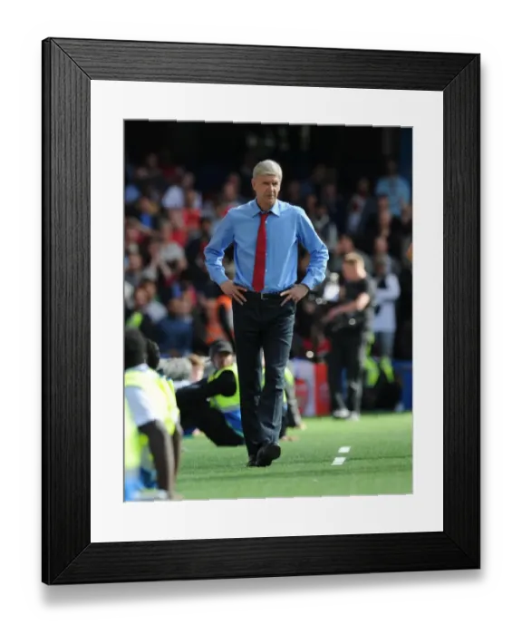 Framed Print : Arsene Wenger: Chelsea vs Arsenal, Premier League 2015-16 Framed Print : Arsene Wenger: Chelsea vs Arsenal, Premier League 2015-16