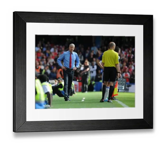 Framed Print : Arsene Wenger Faces Off Against Chelsea in Premier League Showdown (2015-16)