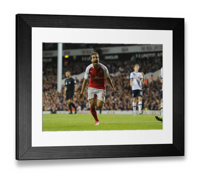 Framed Print : Flamini Scores the Decisive Goal: Arsenal Wins Capital One Cup Clash Against Tottenham Framed Print : Flamini Scores the Decisive Goal: Arsenal Wins Capital One Cup Clash Against Tottenham