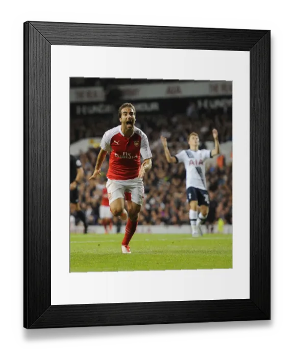 Framed Print : Flamini Scores the Winner: Arsenal Triumphs over Tottenham in Capital One Cup Showdown Framed Print : Flamini Scores the Winner: Arsenal Triumphs over Tottenham in Capital One Cup Showdown