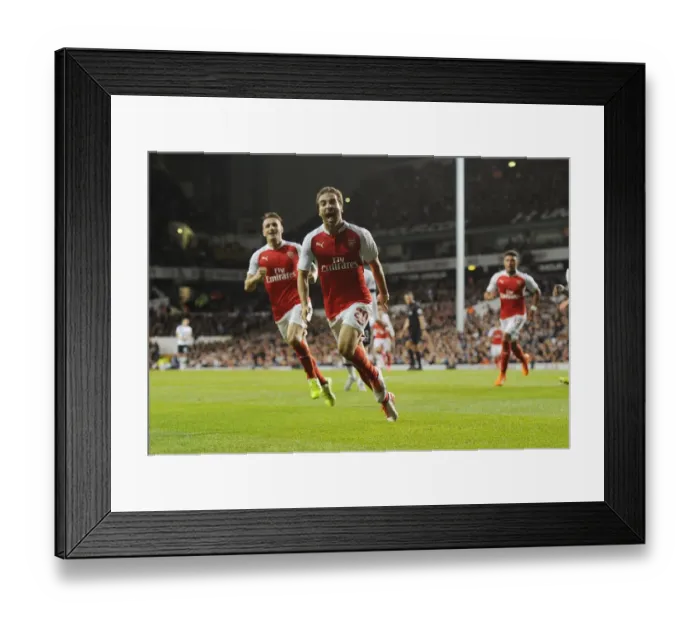 Framed Print : Flamini Scores the Decisive Goal: Arsenal Triumphs over Tottenham in Capital One Cup Clash Framed Print : Flamini Scores the Decisive Goal: Arsenal Triumphs over Tottenham in Capital One Cup Clash