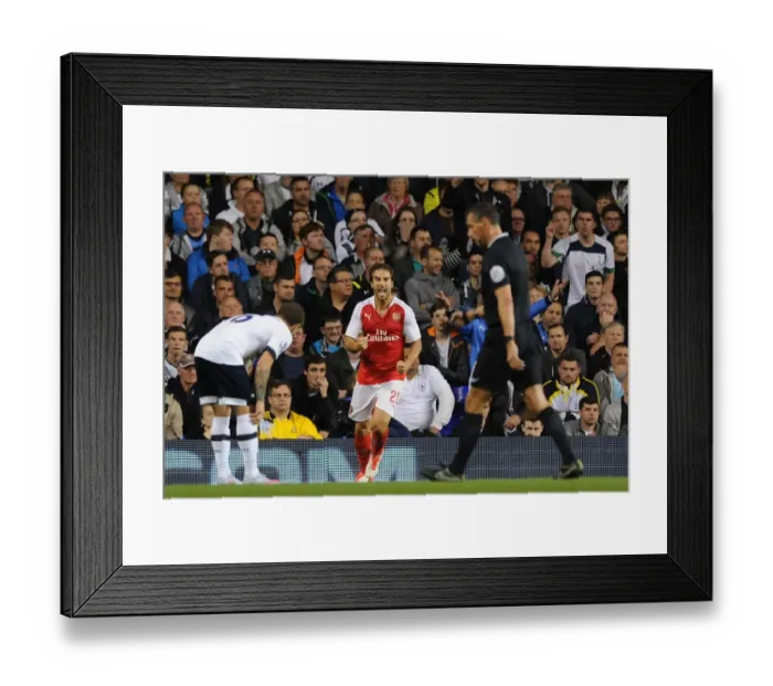 Framed Print : Flamini's Stunner: Arsenal's Triumph over Tottenham in Capital One Cup Framed Print : Flamini's Stunner: Arsenal's Triumph over Tottenham in Capital One Cup