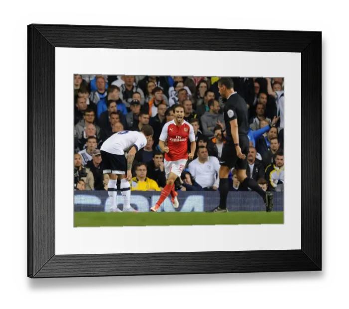 Framed Print : Flamini's Stunner: Arsenal's Thrilling Capital One Cup Triumph Over Tottenham