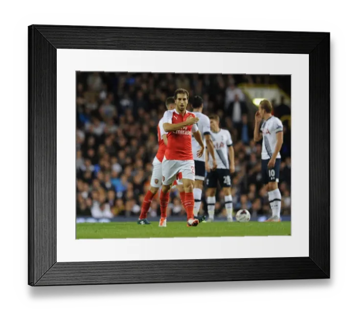 Framed Print : Flamini's Stunner: Arsenal's Thrilling Capital One Cup Victory over Tottenham