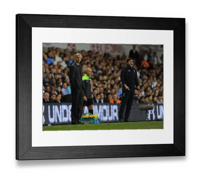 Framed Print : Wenger vs Pochettino: Battle of the Managers - Tottenhotspur vs Arsenal Capital One Cup Clash