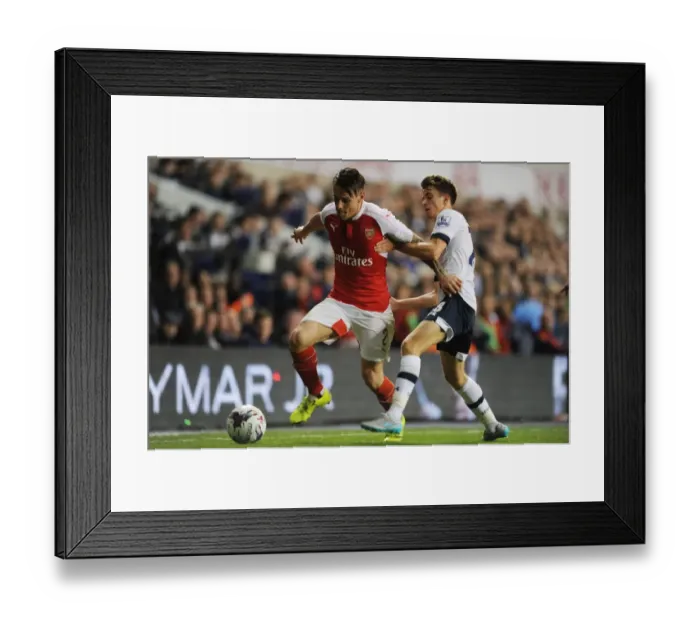 Framed Print : London Rivalry: Debuchy vs. Carroll in the Capital One Cup Clash (Tottenham Hotspur vs. Arsenal, 2015 / 16) Framed Print : London Rivalry: Debuchy vs. Carroll in the Capital One Cup Clash (Tottenham Hotspur vs. Arsenal, 2015 / 16)