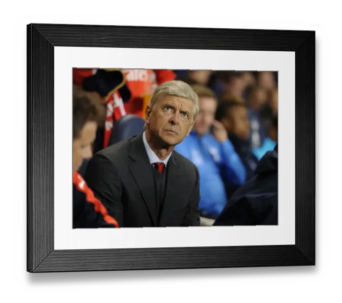 Framed Print : Arsene Wenger: Arsenal Manager Ahead of Tottenham Showdown in Capital One Cup, 2015 Framed Print : Arsene Wenger: Arsenal Manager Ahead of Tottenham Showdown in Capital One Cup, 2015