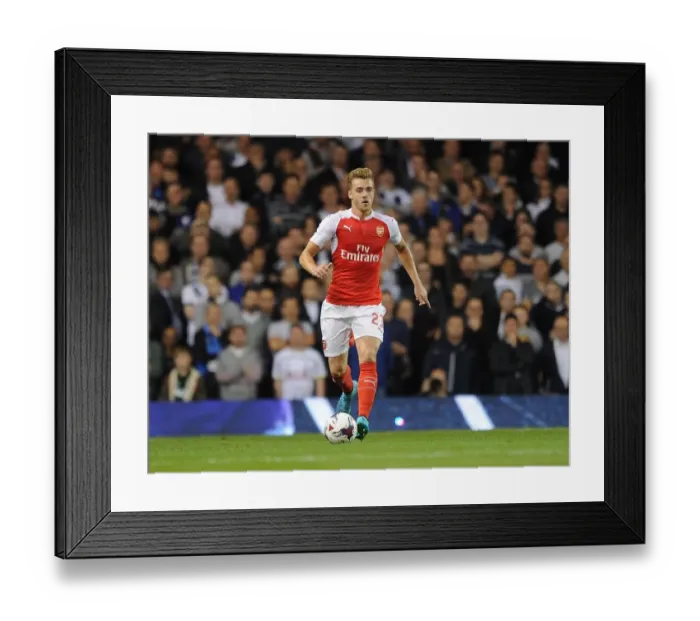 Framed Print : Calum Chambers (Arsenal). Tottenham Hotspur 1: 2 Arsenal. Capital One Cup. 3rd Round Framed Print : Calum Chambers (Arsenal). Tottenham Hotspur 1: 2 Arsenal. Capital One Cup. 3rd Round