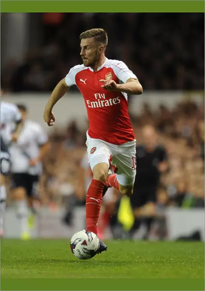 Aaron Ramsey in Action: Arsenal vs. Tottenham Hotspur, Capital One Cup 2015 / 16