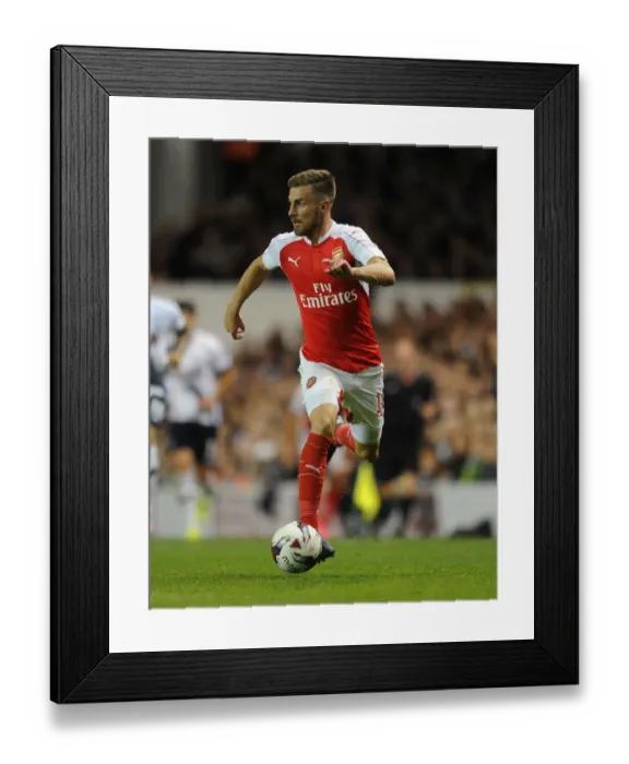 Framed Print : Aaron Ramsey in Action: Arsenal vs. Tottenham Hotspur, Capital One Cup 2015 / 16 Framed Print : Aaron Ramsey in Action: Arsenal vs. Tottenham Hotspur, Capital One Cup 2015 / 16
