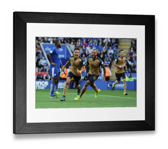 Framed Print : Leicester City v Arsenal - Premier League Framed Print : Leicester City v Arsenal - Premier League
