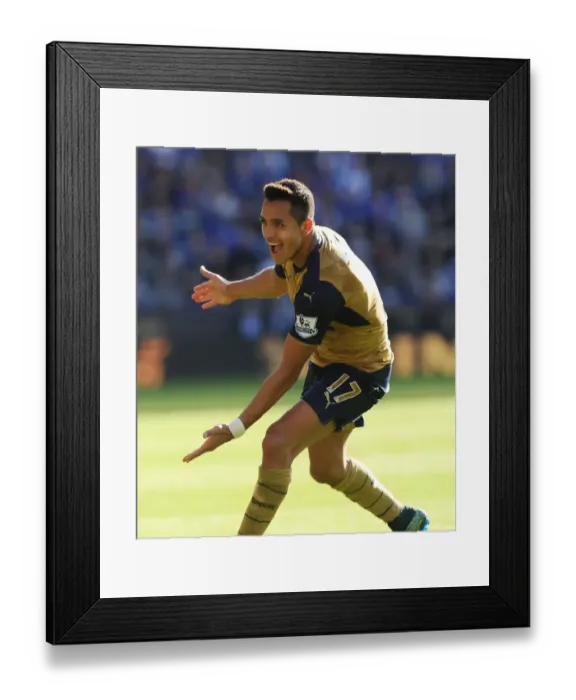 Framed Print : Alexis Sanchez's Brace: Arsenal's Triumph over Leicester City (2015 / 16) Framed Print : Alexis Sanchez's Brace: Arsenal's Triumph over Leicester City (2015 / 16)