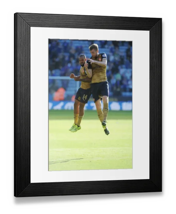 Framed Print : Arsenal Celebrates Premier League Victory over Leicester City (2015 / 16)