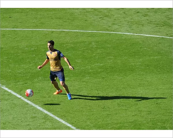 Mikel Arteta (Arsenal). Leicester City 2: 5 Arsenal