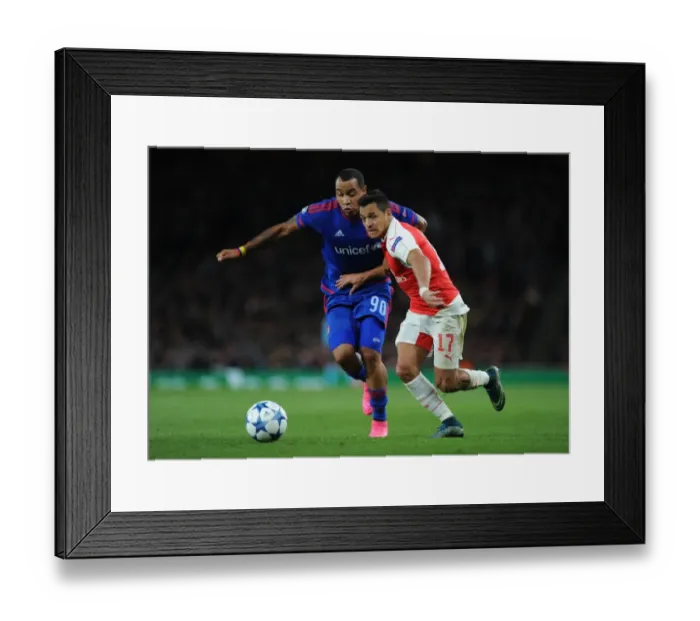 Framed Print : Alexis Sanchez Outsmarts Felipe Pardo: Arsenal's Masterclass in the 2015 Champions League Clash Framed Print : Alexis Sanchez Outsmarts Felipe Pardo: Arsenal's Masterclass in the 2015 Champions League Clash