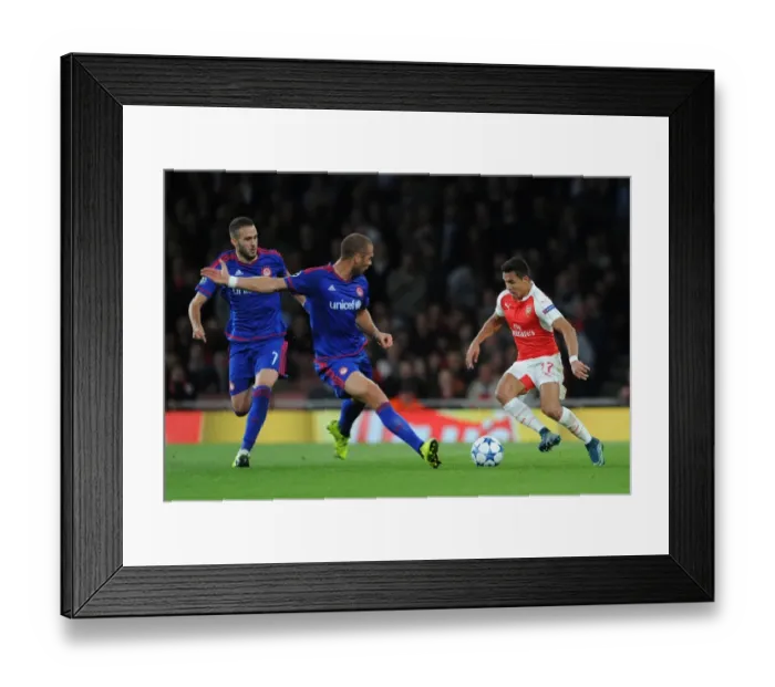 Framed Print : Arsenal vs. Olympiacos: Alexis Sanchez Goes Head-to-Head in 2015 / 16 Champions League Showdown Framed Print : Arsenal vs. Olympiacos: Alexis Sanchez Goes Head-to-Head in 2015 / 16 Champions League Showdown