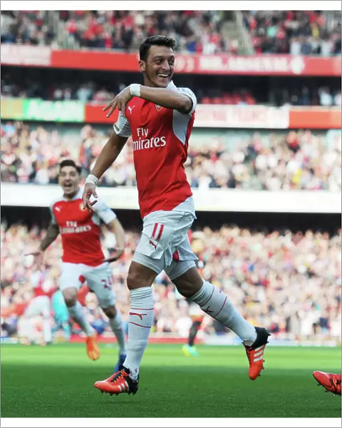 Mesut Ozil Scores the Second: Arsenal's Victory over Manchester United, Premier League 2015 / 16