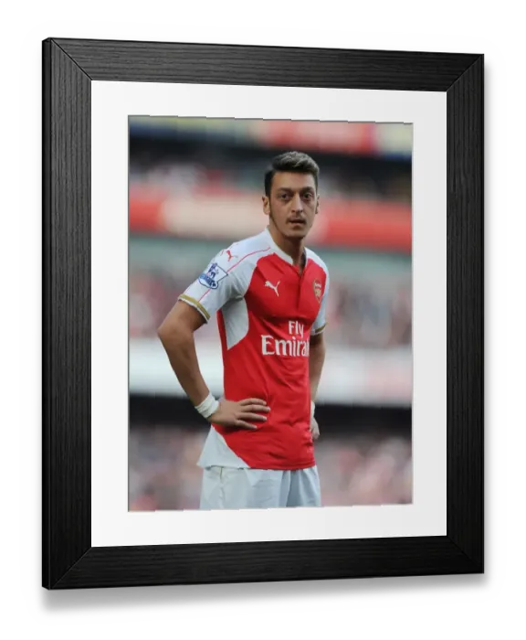 Framed Print : Ozil's Leadership: Arsenal vs Manchester United in the 2015 / 16 Premier League Showdown Framed Print : Ozil's Leadership: Arsenal vs Manchester United in the 2015 / 16 Premier League Showdown