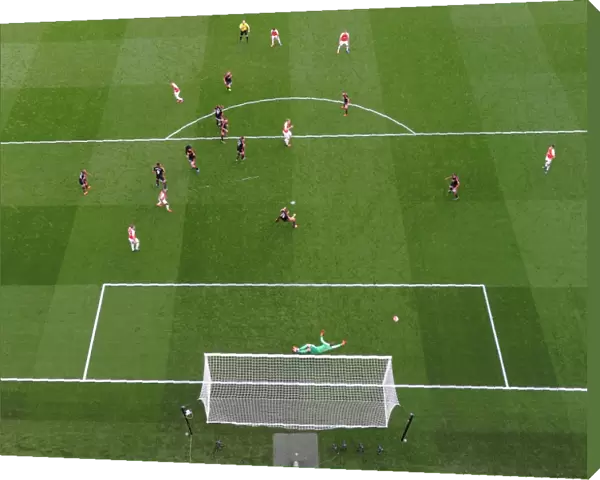 Arsenal 3: 0 Manchester United. Barclays Premier League. Emirates Stadium, 4  /  10  /  15