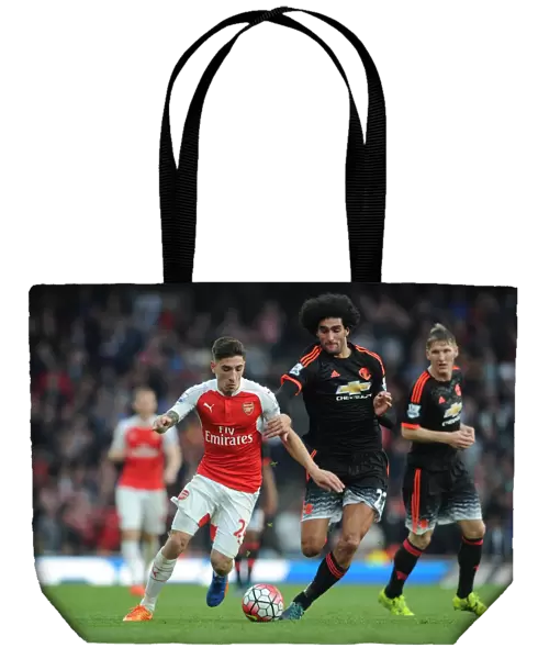 Hector Bellerin (Arsenal) Marouane Fellaini (Man Utd). Arsenal 3: 0 Manchester United