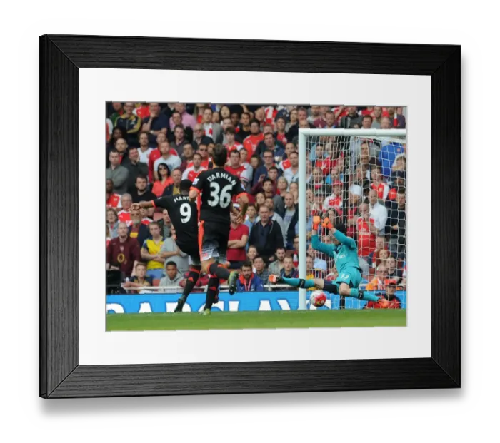 Framed Print : Petr Cech (Arsenal) Anthony Martial (Man Utd) Framed Print : Petr Cech (Arsenal) Anthony Martial (Man Utd)