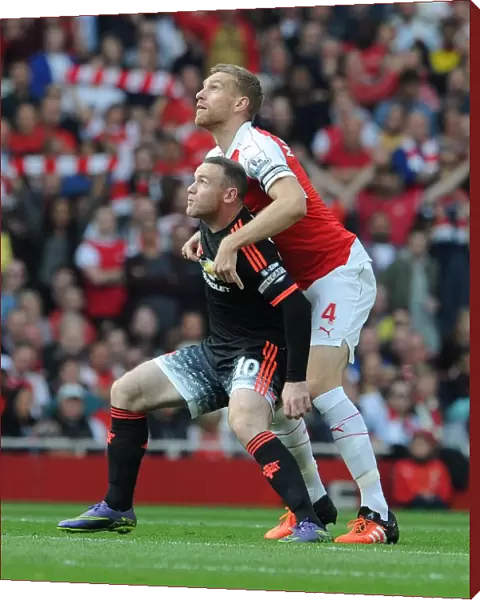 Per Mertesacker (Arsenal) Wayne Rooney (Man Utd)